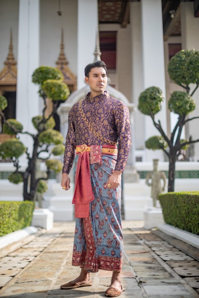 Thai Style Studio 1984 5ชุดไทยผู้ชาย เปลี่ยนวัดให้กลายเป็นรันเวย์ ดูเท่ทุกองศา 31