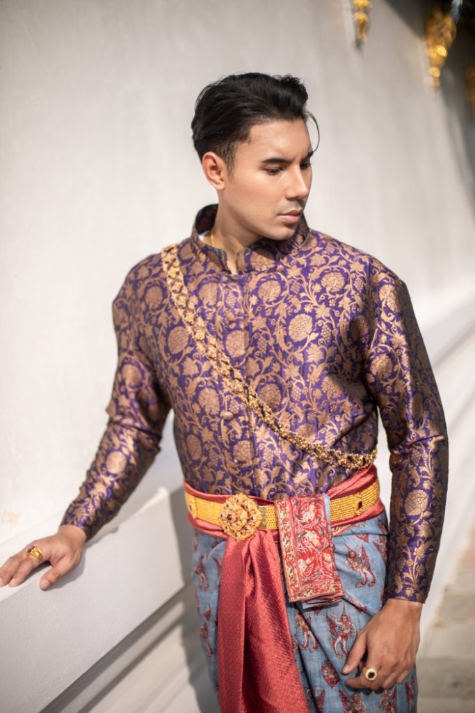 Thai Style Studio 1984 5ชุดไทยผู้ชาย เปลี่ยนวัดให้กลายเป็นรันเวย์ ดูเท่ทุกองศา 37